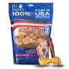 Pet Factory Made In USA Beefhide Small Assorted (12 Bones, 13 Chip Rolls), Assorted Flavors (Beef & Chicken) - 4-6", 25 Count