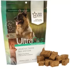 UltraCruz Canine Skin And Coat Supplement For Dogs, 120 Ct.