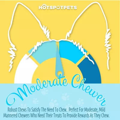 Hotspot Pets Rawhide Alternative Beef Flavored Collagen Rolls Dog Chew Treats, 2 Ct. - Image 6