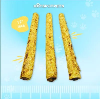 Hotspot Pets Rawhide Alternative Chicken Flavored Collagen Rolls Dog Chew Treats, 2 Ct. - Image 4
