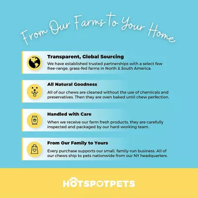 Hotspot Pets Super Slim Premium Bully Sticks Dog Chew Treats, 12 Ct. - Image 8