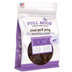 Full Moon Natural Cut Pork Jerky Dog Treats, 10 Oz.