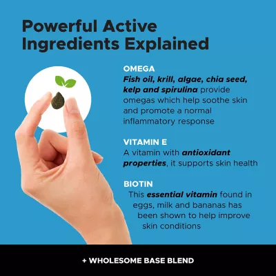 Pet Honesty Skin Health Omega Salmon Flavor Soft Chews Dog Supplements - Image 3