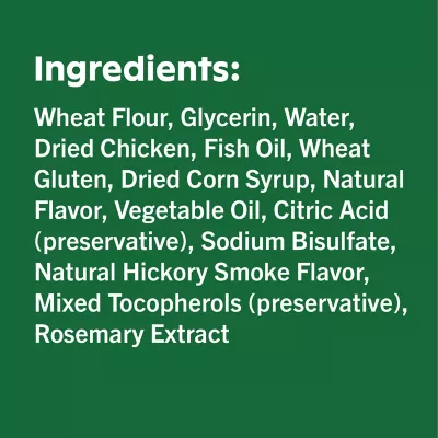 Greenies Skin & Coat Food Soft Chews With Omega 3 Fatty Acids 40 Ct. Chicken Flavor For Adult Dogs Of All Sizes - Image 3