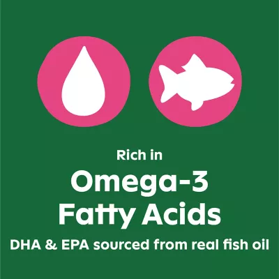 Greenies Skin & Coat Food Soft Chews With Omega 3 Fatty Acids 40 Ct. Chicken Flavor For Adult Dogs Of All Sizes - Image 7