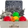 Piggy Poo And Crew Pet Activity Ball Box, Gray