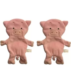 Piggy Poo And Crew Pig Paper Crinkle Squeaker Toy, 2 Count