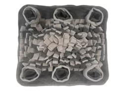 Piggy Poo And Crew Gray Snuffle Mat