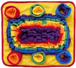 Piggy Poo And Crew Rainbow Snuffle Mat