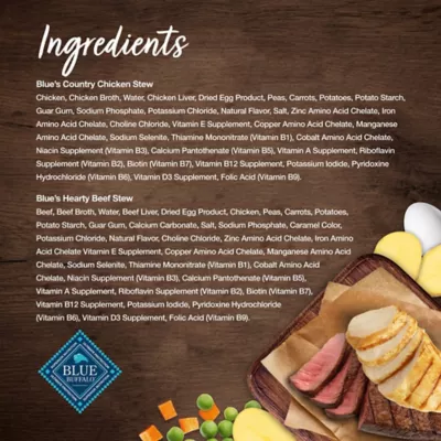 Blue Buffalo Blue's Stew Chicken & Beef In Gravy Adult Wet Dog Food Variety Pk., Grain-Free, 12.5 Oz. Cans (6 Pack) - Image 5