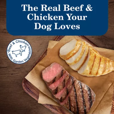 Blue Buffalo Homestyle Recipe Chicken & Beef Pate Adult Wet Dog Food Variety Pk., Whole Grain, 12.5 Oz. Cans (6 Pack) - Image 3