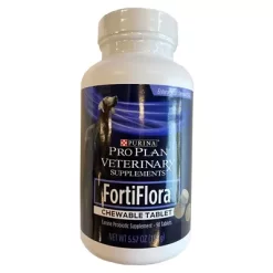 Purina Pro Plan Veterinary Supplements FortiFlora Chewable Dog Probiotic Supplement Tablets - 90 Ct. Canister