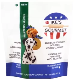 Ike's Gourmet Blueberry Muffin Dog Treat Cookies