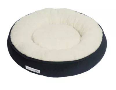 Jax & Bones Two Tone Shearling Calming Cuddler Bed