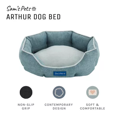 New! Sam's Pets Arthur Hexagon Dog Bed - Image 6