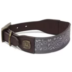 New! John Deere Paisley Pattern Medium Dog Collar
