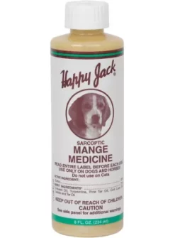 Happy Jack Mange Medicine For Dogs, 8 Oz.