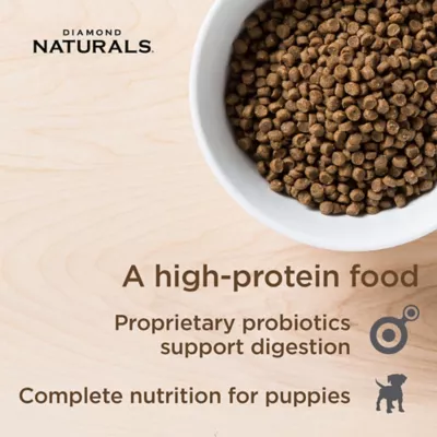 Diamond Naturals Small & Medium Breed Puppy Chicken And Rice Formula Dry Dog Food - Image 3